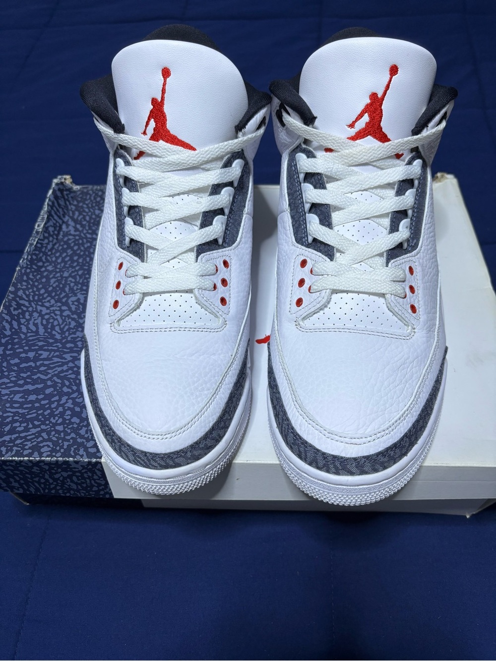 Jordan 3 Retro Denim SE Fire Red 2020 Size 13